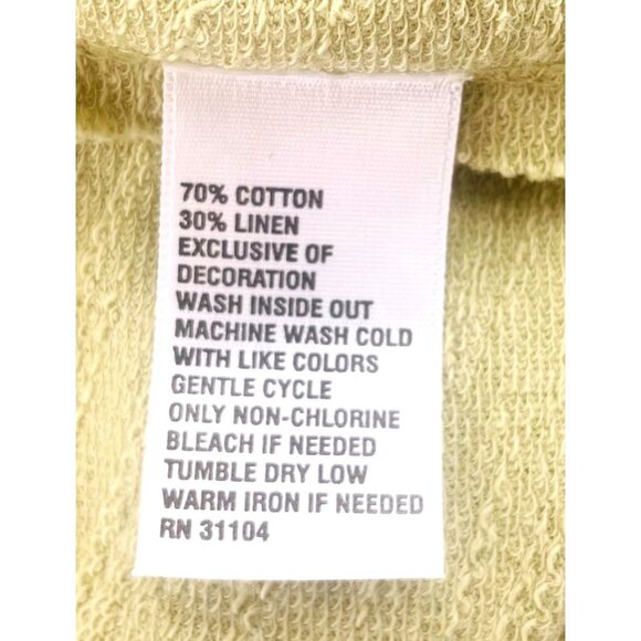 Wonderly Sleeveless Top 1X Light Green 70% Cotton 30% Linen Made In India - Picture 5 of 5